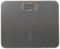 СВЕТОЗАР Гамма, проходной, с подсветкой, одноклав., без вставки и рамки, цвет светло-серый металлик, 10 A, электрический выключатель (SV-54138-SM)