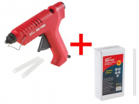Пистолет клеевой WORTEX GG 1180 в блистере + 2 клеевых стержня+АКЦИЯ