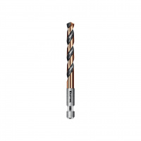 KRAFTOOL НЕХ-1/4″, d 6.5 х 107 мм, сверло по металлу для винтовёртов и шуруповертов IMPACT READY (29652-6.5)