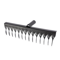 Грабли 14-зубые, 350 мм, с черенком 2с, витые, Сибртех