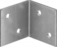 ЗУБР УМШ-1.5 40х40х40 х 1.2 мм, белый цинк, широкий мебельный уголок (31034-40)