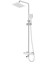 Душевая термостатическая система с изливом (Lt), серия THS хром, AV Engineering