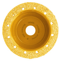 Чашка твердосплавная зачистная,125 мм, Наклонная, среднее зерно #16// Denzel