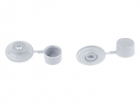 Шайба кровельная с колпачком серая (250шт в пакете)