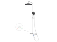 Душевая система (Lt) D35, серия Lotus белый, a-five