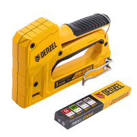 Степлер мебельный, тип 53 и 13, 6-14мм, тип 140, 10-14мм, тип 300, 15мм, тип 500, 15мм Denzel