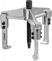 ЗУБР внешний d 30 - 130 мм, внутренний d 70 - 180 мм, раздвижной трехзахватный съемник, Профессионал (43312-180-150)