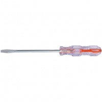 Отвертка Сrystal, SL5 х 150 мм, прозрачная рукоятка, углеродистая сталь Sparta