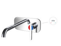 Смеситель для ванны (Lt) D35, серия Lotus хром, a-five