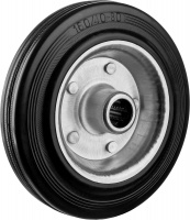 ЗУБР d=160 мм, г/п 145 кг, игольчатый подшипник, колесо резина/металл, Профессионал (30936-160)