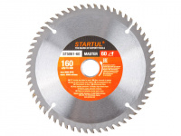 Диск пильный 160х20/16 мм 60 зуб. по дереву STARTUL