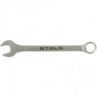 Ключ комбинированный, 26 мм, CrV, матовый хром Stels