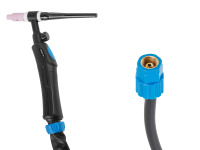 Горелка сварочная TIG WGT-17V (8м, 150А, разъем M16x1.5, вентиль) SOLARIS