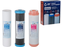 Набор картриджей, 3 шт, AV Engineering "Standart"