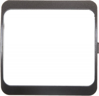 СВЕТОЗАР Гамма, цвет темно-серый металлик, одинарная, декоративная вставка (SV-54167-DM)