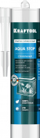 KRAFTOOL Aqua stop, 300 мл, прозрачный, стекольный силиконовый герметик (41256-2)