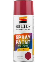 Краска-эмаль аэроз. универсальная тёмно-красный SOLIDE 400 мл