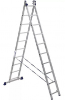 Лестница 2-х секционная алюминиевая 2*10