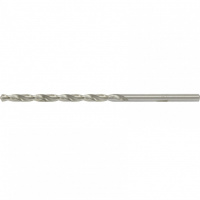 Сверло по металлу, 6 х 139 мм, полированное, удл, HSS, 10 шт, цилиндрический хвостовик Matrix