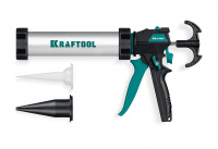 KRAFTOOL ULTRA 310 мл, регулировка силы давления, вариативная антикапельная система, универсальный закрытый пистолет для герметика (06677-31)
