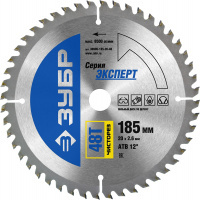 ЗУБР Чисторез 185 x 20мм 48Т, диск пильный по дереву