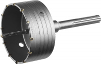 ЗУБР 125 мм, SDS - max, 12Т, коронка по бетону с державкой, Профессионал (2918-125)