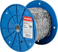 Цепь сварная короткозвенная, оцинк. М1,5 DIN 766 (бухта 100 м) STARFIX