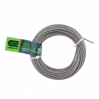 Леска для триммера квадратная витая, армированная алюминием, 3.0 мм х 10 м, Сибртех