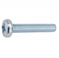 Винт М8х60 мм полусф. головка, цинк, DIN 7985 (5 шт в зип-локе) STARFIX