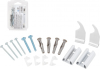 Кронштейн настенный для радиатора регулируемый, (2 шт. инд. упак.), AV Engineering