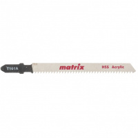 Полотна для электролобзика  по пластику, 3 шт, T101A, 72 x 2 мм, HSS Matrix