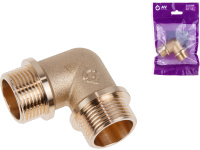 Колено 3/4" нар.-нар. с ограничителем, AV Engineering (инд. упак.)