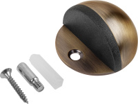 Упор дверной d-45мм круглый бронза STARFIX