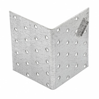 Крепежный уголок равносторонний 2 мм, KUR 80 х 80 х 100 мм Сибртех