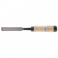 Долото-Стамеска, плоская, 16 мм, деревянная рукоятка "Арефино" Россия