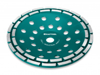 KRAFTOOL Double d 230 мм, двухрядная алмазная чашка, INDUSTRIAL (33369-230)