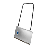 Движок для уборки снега, стальной, оцинкованный, 750 х 410 х 1100 мм, стальная рукоятка, Сибртех