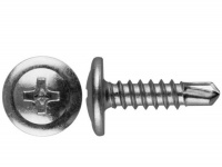 Саморез 4.2х75 мм с прессшайбой, цинк, со сверлом (10 шт в зип-локе) STARFIX