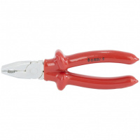 Плоскогубцы комбинированные, 200 мм, диэлектрические ручки до 1000 В, оцинкованные (НИЗ) Россия