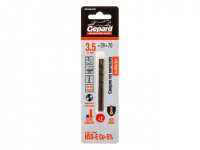 Сверло по металлу ц/х 3.5х39х70 мм HSS-Co, комплект из 2-х шт GEPARD