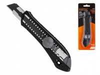 Нож пистолетный с выдвижным лезвием 18мм BLACK LINE STARTUL (ST0922)