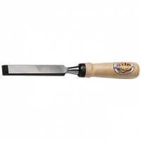 Стамеска плоская, 32 мм, деревянная рукоятка "Арефино" Россия
