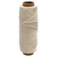 Нить хлопковая крученая двухпрядная 1 мм 100 м STARFIX