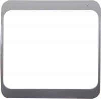 СВЕТОЗАР Гамма, цвет белый, двойная, декоративная вставка (SV-54170-W)