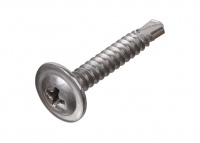 Саморез 4.2х32 мм с прессшайбой, со сверлом, нерж.сталь (А2) (500 шт в уп.) STARFIX