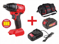 Аккум. ударный гайковерт WORTEX CWR 0118 в кор. ALL1 + АКЦИЯ!(4А акб, з/у, сумка)