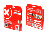 Уплотнитель "D" белый  9х8мм 6м STARFIX (SF1012-01)