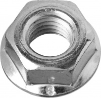 ЗУБР DIN 6923 кл. пр. 6, M8, гайка с фланцем, цинк, 6 шт (303636-08)