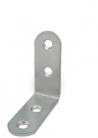 Уголок мебельный 17х40х40 мм белый цинк (100 шт в карт. уп.) STARFIX