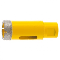 Сверло алмазное по керамограниту, 27 мм, мокрая резка, М14 Denzel